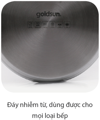 Bộ nồi inox Goldsun GH10-5309SG